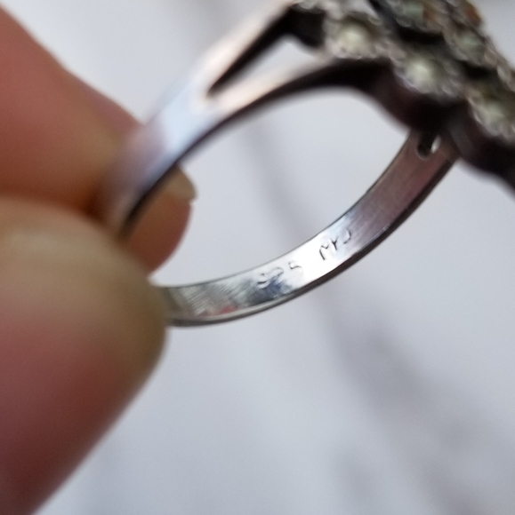 Marcasite ring - Picture 3 of 4